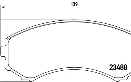 KLOCKI HAMULCOWE  MAZDA MPV I P 54 029