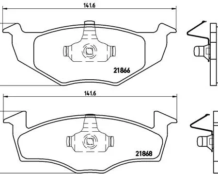 KLOCKI HAMULCOWE  SEAT CORDOBA P 85 030
