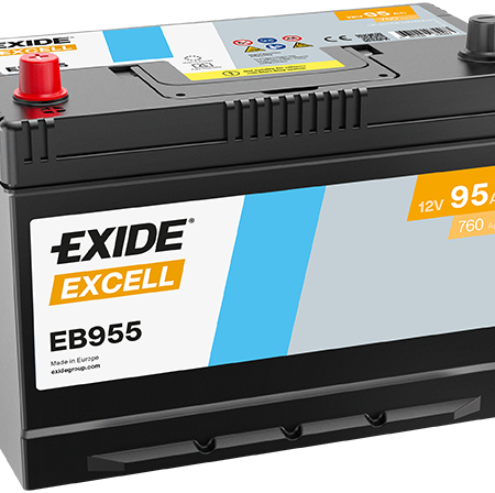 AKUMULATOR EXIDE EXCELL L+ 95AH/720A EB955