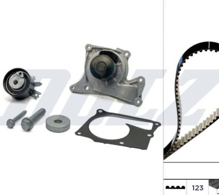 ZESTAW PASKA ROZRZADU  +POMPA KD103