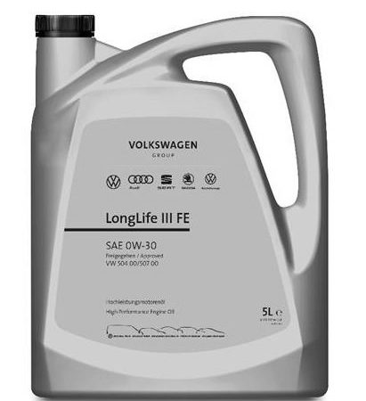 OLEJ VAG 0W-30 504.00/507.00 5L VAGGS55545M4EUR