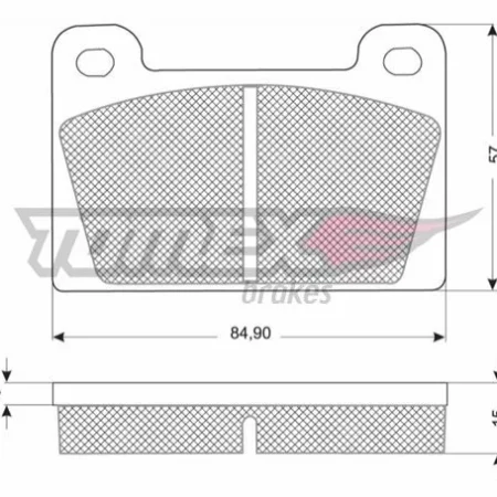 KLOCKI HAMULCOWE  SKODA 130,WARBURG 85-91 10-26