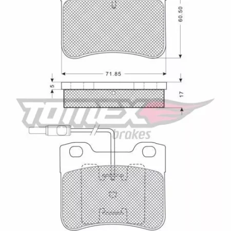 KLOCKI HAMULCOWE  PEUGEOT 106 +CZUJNIK 11-97