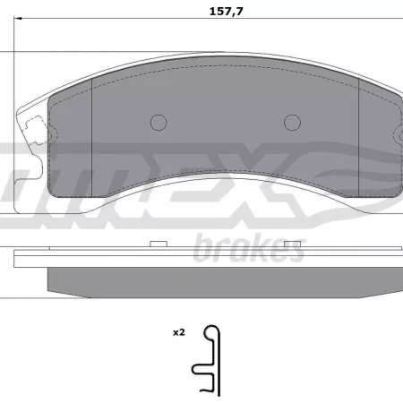 KLOCKI HAMULCOWE PRZOD  JEEP CHEROKEE 02- 14-91