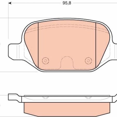 KLOCKI HAMULCOWE  ALFA ROMEO 156 2.4JTD 03- GDB1646