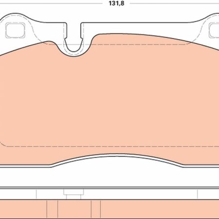 KLOCKI HAMULCOWE  AUDI TT 09- GDB1912
