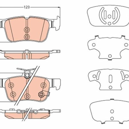 KLOCKI HAMULCOWE  FORD MONDEO V 14- GDB2115
