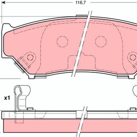 KLOCKI HAMULCOWE  SUZUKI GRAND VITARA GDB3182