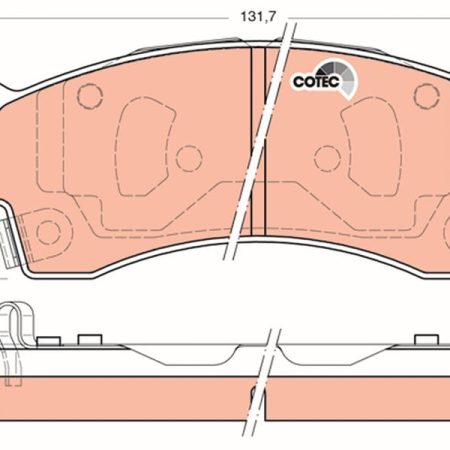 KLOCKI HAMULCOWE  MAZDA 323 F V GDB3192