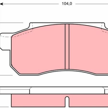 KLOCKI HAMULCOWE  HONDA JAZZ 83-86 GDB361