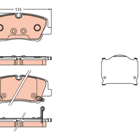 KLOCKI HAMULCOWE  HYUNDAI H350 15- GDB3646