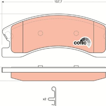 KLOCKI HAMULCOWE  JEEP GRAND CHEROKEE II GDB4133