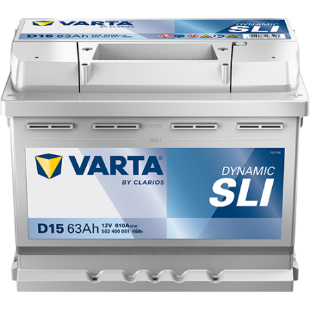 AKUMULATOR VARTA SILVER D 63AH/610A P+ 563400061
