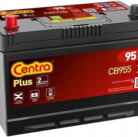 AKUMULATOR CENTRA PLUS L+ 95AH 720AH CB955